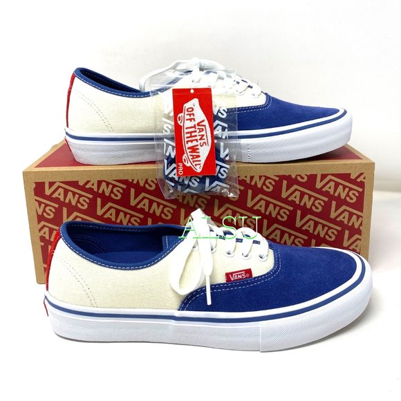 VANS Authentic Pro Low Top Stv Navy Canvas Casual Sneakers Mens Size VN0A34790QF - Picture 7 of 11
